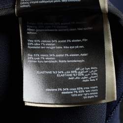 Pre Owned Roland Mouret Navy Blue Crepe Jumpsuit