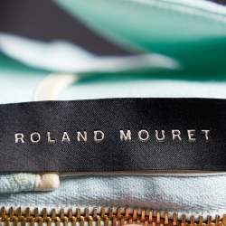 Pre Owned Roland Mouret Mint Green Crepe Sleeveless Sheath Dress S