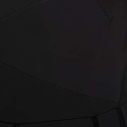 Pre Owned Roland Mouret Black Crepe Asymmetric Neck Dress M