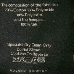 Pre Owned Roland Mouret Red Embroidered Tulle Skater Mini Dress M