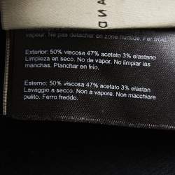 Pre Owned Roland Mouret Black Crepe Asymmetric Draped Jumpsuit M