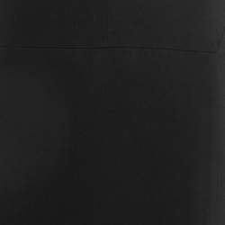 Pre Owned Roland Mouret Black Crepe Maxi Skirt M