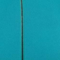 Pre Owned Roland Mouret Blue Crepe Folded Shoulder Detail Mini Dress S