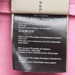 Pre Owned Roland Mouret Pink Stretch Crepe One Shoulder Amaral Dress M