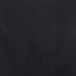 Pre Owned Roland Mouret Black Stretch Crepe Zipper Epirus Skirt M