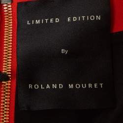 Limited Edition by Roland Mouret Bright Red Stretch Crepe Erskin Dress L