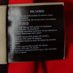 Limited Edition by Roland Mouret Bright Red Stretch Crepe Erskin Dress L