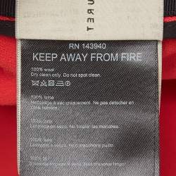 Pre Owned Roland Mouret Red Wool Midi Skirt S