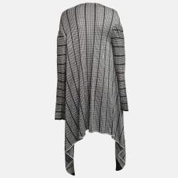 Pre Owned  Roland Mouret Silver & Black Knit Cardigan M