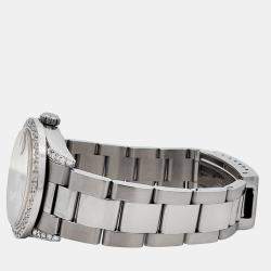 Rolex Custom Tahitian Blue 2.1ct Diamonds Stainless Steel Datejust  Automatic Women's Wristwatch 31mm
