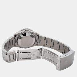 Rolex Custom Tahitian Blue 2.1ct Diamonds Stainless Steel Datejust  Automatic Women's Wristwatch 31mm