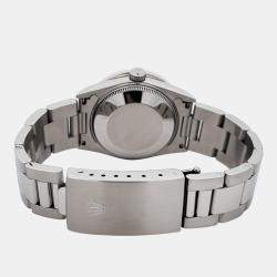 Rolex Custom Silver 2.1ct Diamonds Stainless Steel Datejust  Automatic Women's Wristwatch 31mm