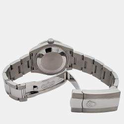 Rolex Custom Forest Green  Diamonds Stainless Steel Datejust 178240 Automatic Women's Wristwatch 31mm