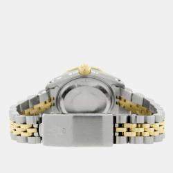 Rolex Custom Neon Pink  18K Yellow Gold Stainless Steel Datejust  Automatic Women's Wristwatch 26mm