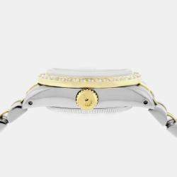 Rolex Custom Neon Pink  18K Yellow Gold Stainless Steel Datejust  Automatic Women's Wristwatch 26mm