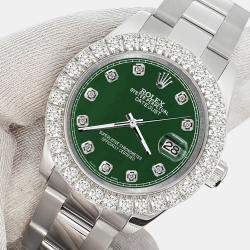 Rolex Custom Champagne 2.25ct Diamonds Stainless Steel Datejust 178240 Automatic Women's Wristwatch 31mm