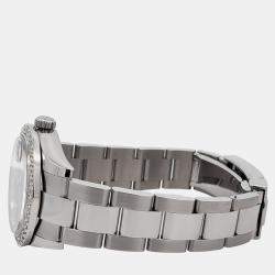 Rolex Custom Chocolate  1.6ct Diamonds Stainless Steel Datejust 178240 Automatic Women's Wristwatch 31mm