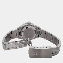 Rolex Custom Silver 1.2ct Diamonds Emeralda Stainless Steel Datejust  Automatic Women's Wristwatch 26mm