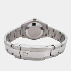 Rolex Custom Sky Blue 1.62ct Diamonds Stainless Steel Datejust  Automatic Women's Wristwatch 31mm