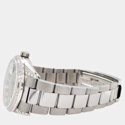 Rolex Custom White 1.62ct Diamonds Stainless Steel Datejust  Automatic Women's Wristwatch 31mm