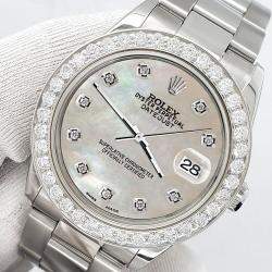 Rolex Custom Champagne 1.62ct Diamonds Stainless Steel Datejust  Automatic Women's Wristwatch 31mm