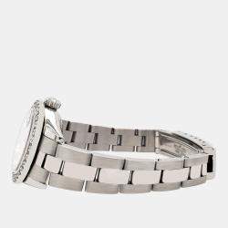 Rolex Custom Sangria 1.3CT Diamond Stainless Steel Datejust  Automatic Women's Wristwatch 26mm