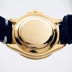 Rolex Customised Red 3.25CT Diamond 18K Yellow Gold Yacht-Master 16628 Automatic Men's Wristwatch 40mm