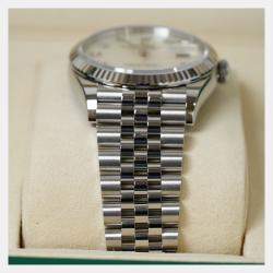 Pre Owned Rolex Datejust 126234-0019 Automatic Mother of Pearl Diamond Stainless Steel Women’s Wristwatch 36 mm