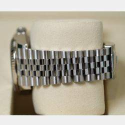 Pre Owned Rolex Datejust 126234-0019 Automatic Mother of Pearl Diamond Stainless Steel Women’s Wristwatch 36 mm