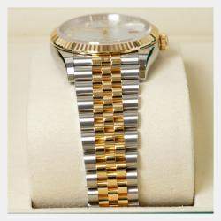 Pre Owned Rolex Datejust 126233-0023 Automatic Mother of Pearl Diamond 18K Yellow Gold Stainless Steel Women’s Wristwatch 36 mm