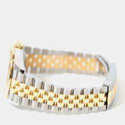 Pre Owned Rolex Datejust 126233-0023 Automatic Mother of Pearl Diamond 18K Yellow Gold Stainless Steel Women’s Wristwatch 36 mm