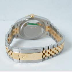 Pre Owned Rolex Datejust 126233-0031 Automatic Silver Diamond 18K Yellow Gold Stainless Steel Women’s Wristwatch 36 mm