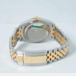 Pre Owned Rolex Datejust 126233-0031 Automatic Silver Diamond 18K Yellow Gold Stainless Steel Women’s Wristwatch 36 mm