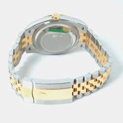Pre Owned Rolex Datejust 126233-0031 Automatic Silver Diamond 18K Yellow Gold Stainless Steel Women’s Wristwatch 36 mm