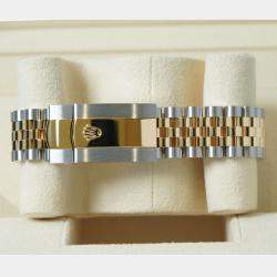 مملوكة مسبقًا ساعة يد نسائية رولكس ديتجاست 126233-0035 أوتوماتيكية ويمبلدون ذهب أصفر عيار 18 ستانلس ستيل 36 مم