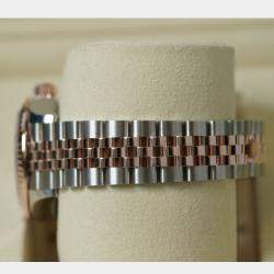 Pre Owned Rolex Datejust 279171-0011 Automatic Chocolate Diamond 18K Rose Gold Stainless Steel Women’s Wristwatch 28 mm