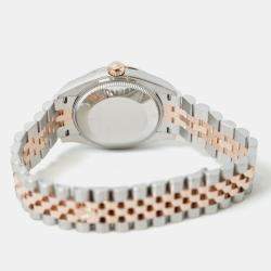 Pre Owned Rolex Datejust 278271-0004 Automatic Chocolate Diamond 18K Rose Gold Stainless Steel Women’s Wristwatch 31 mm