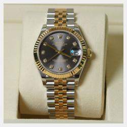 Pre Owned Rolex Datejust 278273-0022 Automatic Dark Grey Diamond 18K Yellow Gold Stainless Steel Women’s Wristwatch 31 mm