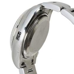 مملوكة مسبقًا Rolex Pink 18K White Gold Stainless Steel Diamonds Oyster Perpetual 176234 Women's Wristwatch 26 mm