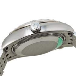 Pre Owned ساعة يد نسائية رولكس ديتجاست 31 178344 ألماس ستانلس ستيل وذهب أبيض عيار 18 رمادي 31 مم