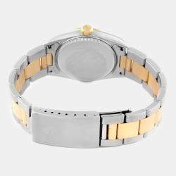 Rolex Midsize 31 Slate Dial Yellow Gold Steel Ladies Watch 67483