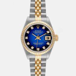 Rolex Datejust Vignette Diamond Dial Steel Yellow Gold Ladies Watch 26 mm