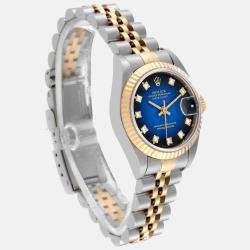 Rolex Datejust Vignette Diamond Dial Steel Yellow Gold Ladies Watch 26 mm