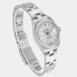 Rolex Date Blue Dial Steel Ladies Watch 26.0 mm