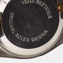 مملوكة مسبقًا Rolex Champagne 18k Yellow Gold Stainless Steel Datejust 69173 Women's Wristwatch 26 mm