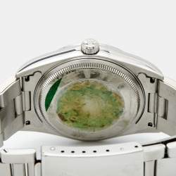 Rolex Blue Stainless Steel Air King 14000M Women's Wristwatch 34 mm 