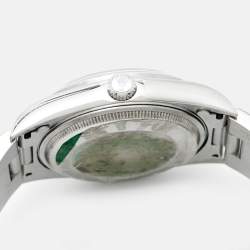 Rolex Blue Stainless Steel Air King 14000M Women's Wristwatch 34 mm 