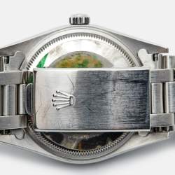 Rolex Blue Stainless Steel Air King 14000M Women's Wristwatch 34 mm 