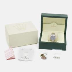 Rolex Blue Stainless Steel Air King 14000M Women's Wristwatch 34 mm 
