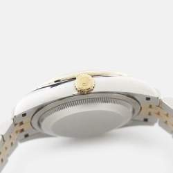 Rolex Champagne Diamond 18k Yellow Gold Stainless Steel 126283RBR Women's Wristwatch 36 mm